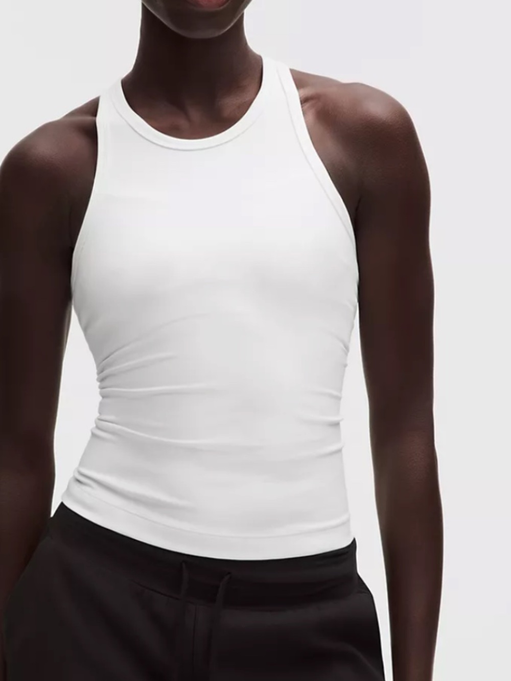 Lululemon Align Waist-Length Racerback Tank White (Size 6) NWT Nulu Fabric